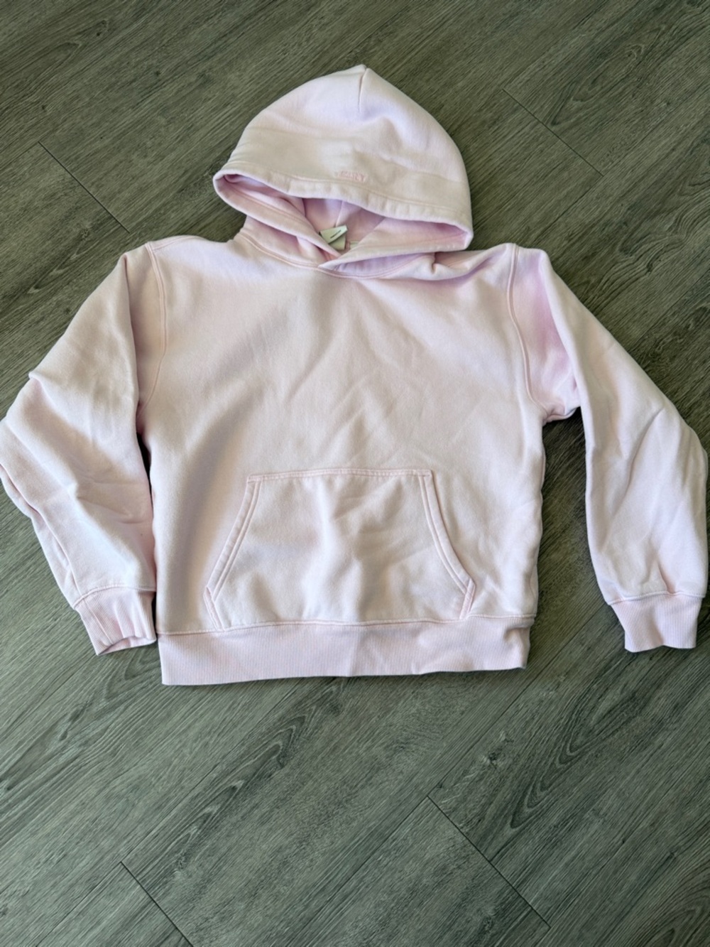 Aritzia womans Light Pink Hoodie Sweatshirt